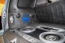 Closeup of Subwoofers in Custom Chevy HHR Install
