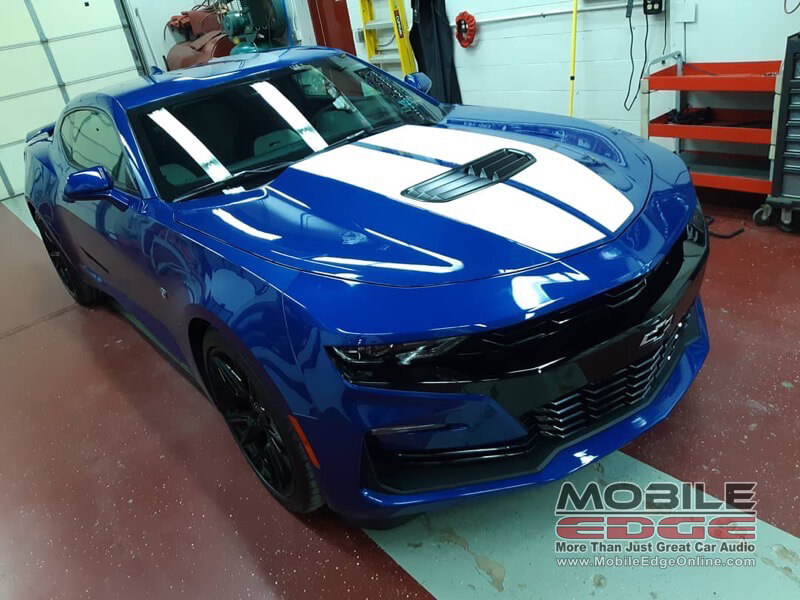 Beautiful Blue 2019 Chevrolet Camaro Gets 3M Color Stable Window Tint