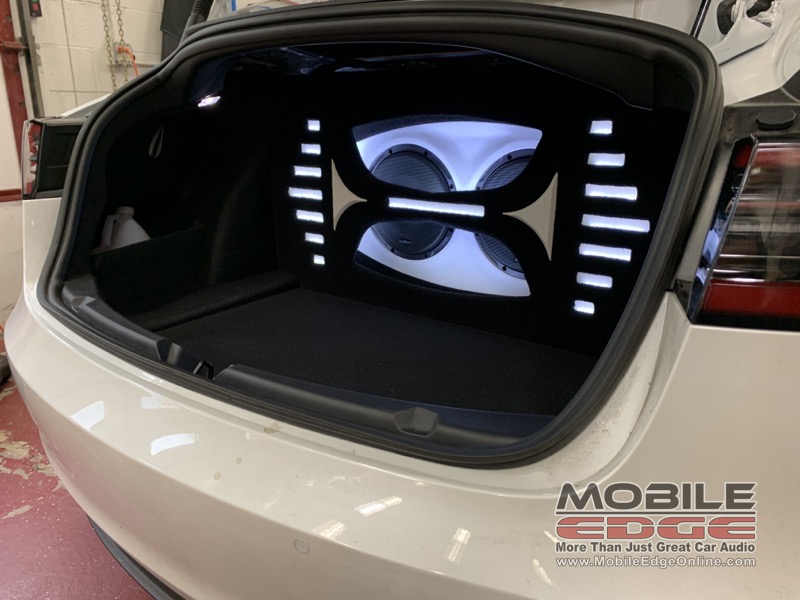 Amped Garage Tesla Model 3/Y OEM Trunk Subwoofer Conversion mounting b