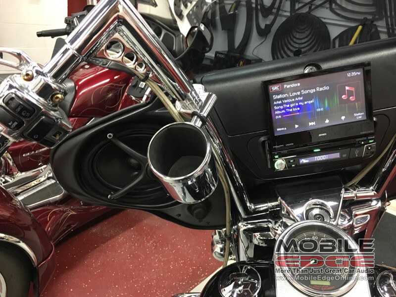 Harley road king sound hot sale system