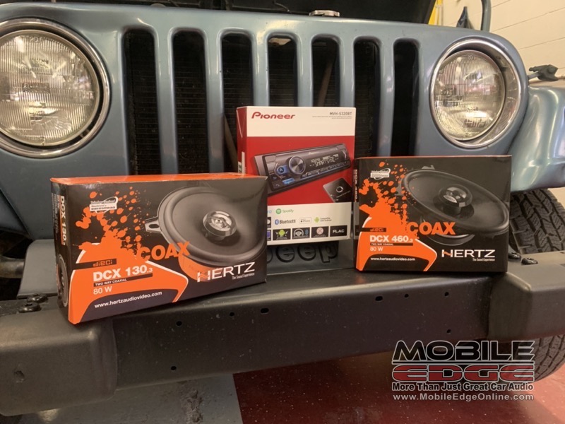 Pioneer and Hertz Audio Upgrades for a 1999 Jeep Wrangler