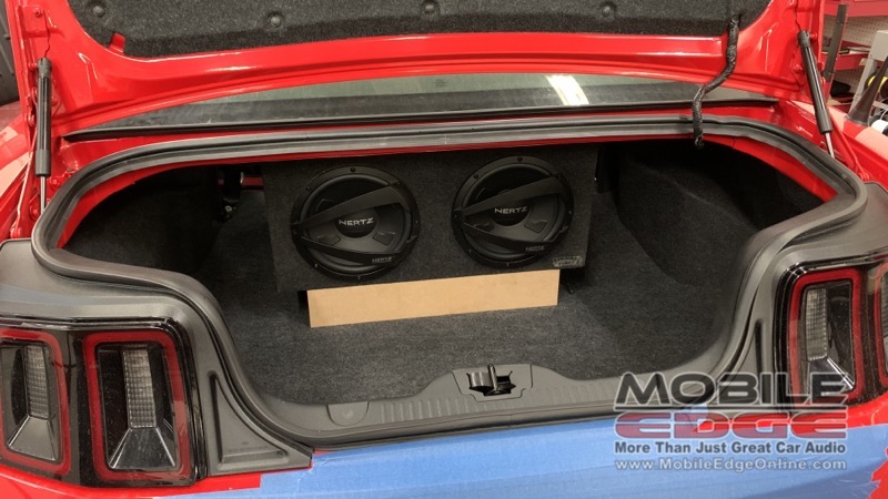 2019 mustang 2024 subwoofer box