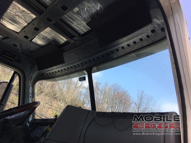 Audio Upgrade And Sound Deadening For A 2007 Freightliner